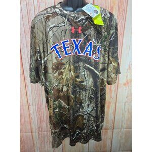 Texas Rangers Under Armour UA Catalyst Realtree T-Shirt XXL Camouflage